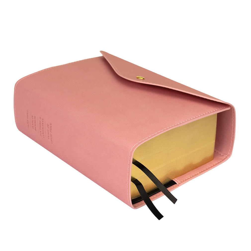 Quad Button Snap Slip Cover - Pink | Simulated Leather Cover for Quad